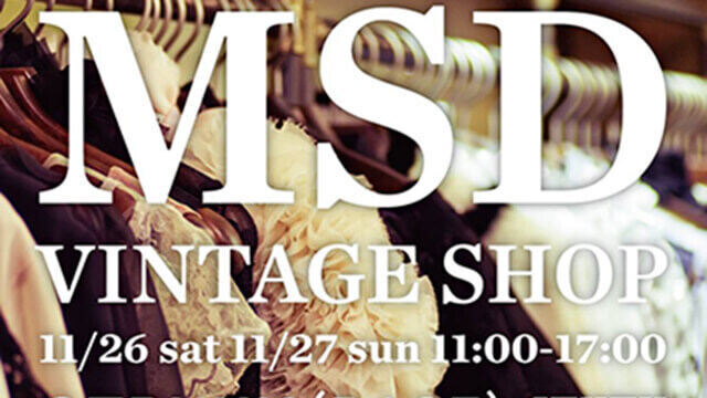 2016.11.26-27 <MSD vintage shop>