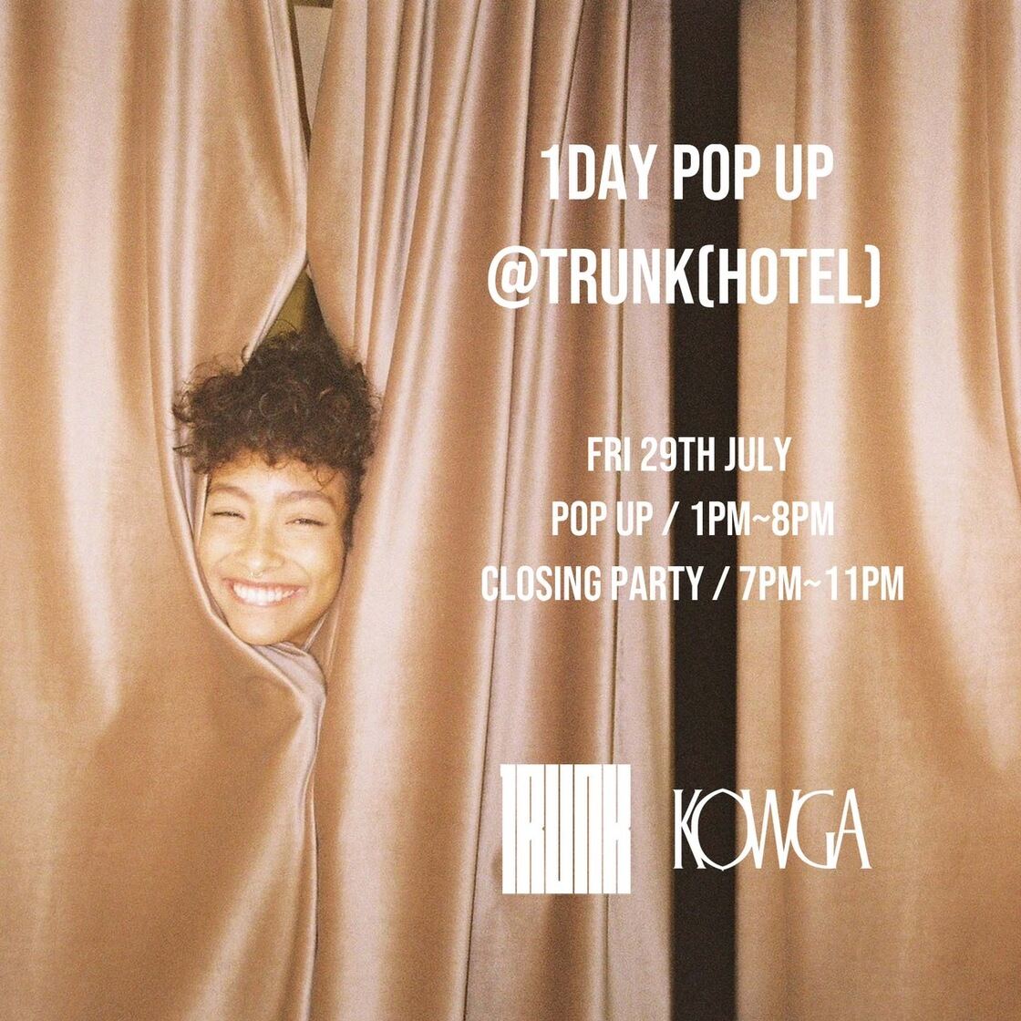 KOWGA 1DAY POP UP